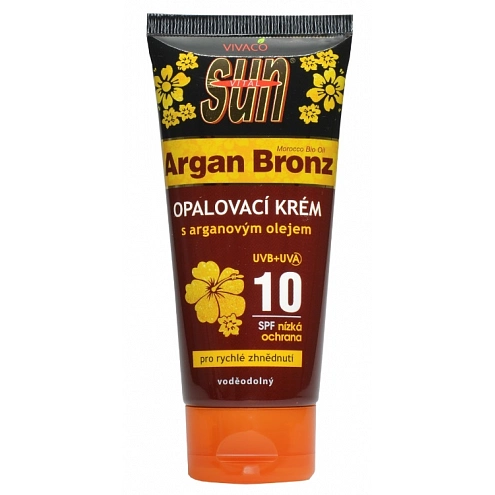 VIVACO Opalovací krém s BIO arganovým olejem SPF 10 SUN VITAL 100ml VIVACO Opalovací krém s BIO arganovým olejem SPF 10 SUN VITAL 100ml
