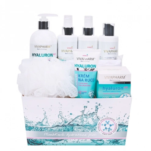 VIVACO Dárkové balení kosmetiky s kyselinou hyaluronovou