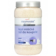 VIVACO Sůl do koupele s kozím mlékem VIVAPHARM 1200 g