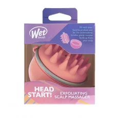 Wet Brush Head Start! Exfoliating Scalp Massager Coral