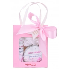 VIVACO Dárková taška kosmetiky s růžovou vodou