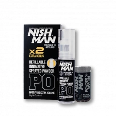 NishMan stylingový púder na vlasy v spreji P0 20+20g