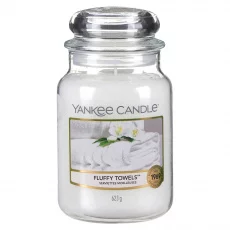 Yankee Candle Large Jar Fluffy Towels 623g