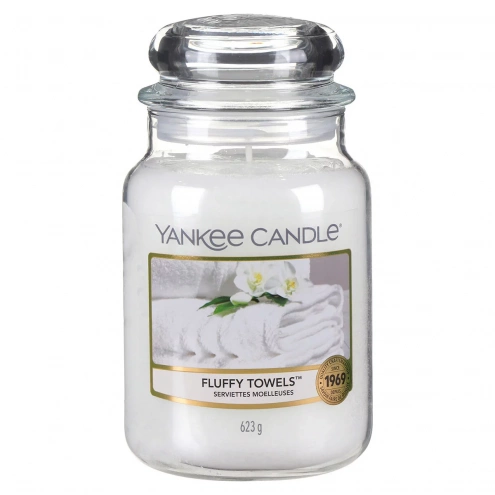 Yankee Candle Large Jar Fluffy Towels 623g