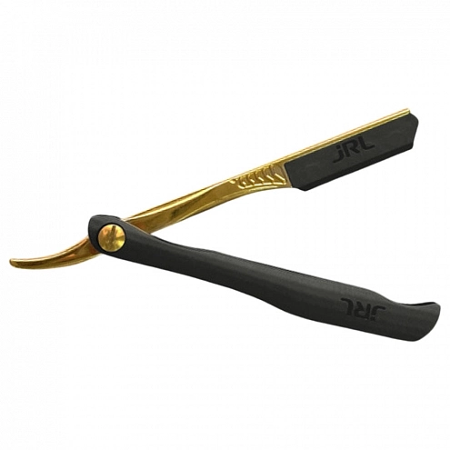 JRL Barber Straight Edge Razor Black & Gold JRL Barber Straight Edge Razor Black & Gold