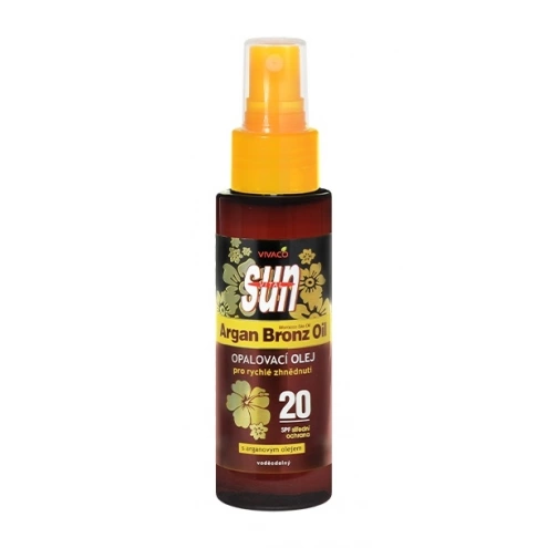 VIVACO Opalovací olej s BIO arganovým olejem SPF 20 SUN VITAL 100 ml