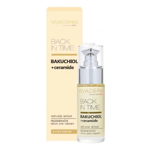 VIVACO Anti-age sérum BAKUCHIOL + ceramide BACK IN TIME 30 ml VIVACO Anti-age sérum BAKUCHIOL + ceramide BACK IN TIME 30 ml