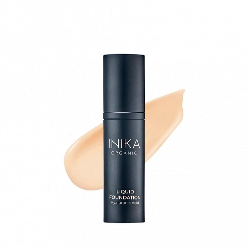 Inika Organic Liquid Foundation With Hyaluronic Acid Liquid Make-Up Cream 30 ml Inika Organic Liquid Foundation With Hyaluronic Acid Liquid Make-Up Cream 30 ml