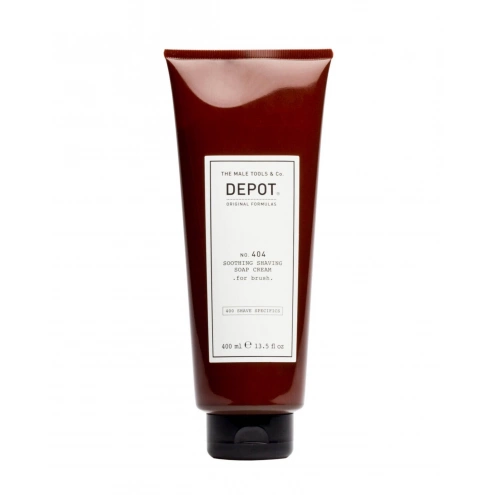 Depot 404 Soothing Shaving Soap Cream For Brush 400ml Depot 404 Soothing Shaving Soap Cream For Brush 400ml
