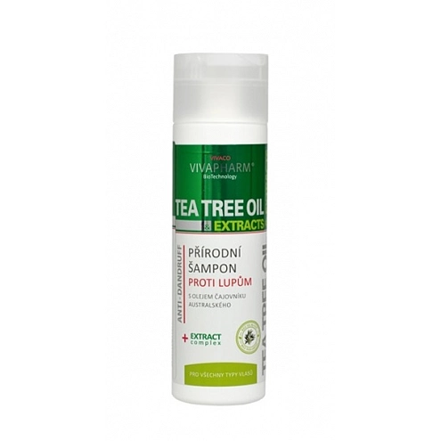 VIVACO Šampon na vlasy s Tea Tree Oil VIVAPHARM 200ml VIVACO Šampon na vlasy s Tea Tree Oil VIVAPHARM 200ml