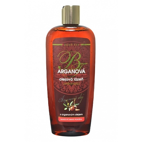 VIVACO Olejová lázeň do koupele s BIO arganovým olejem BODY TIP 400 ml