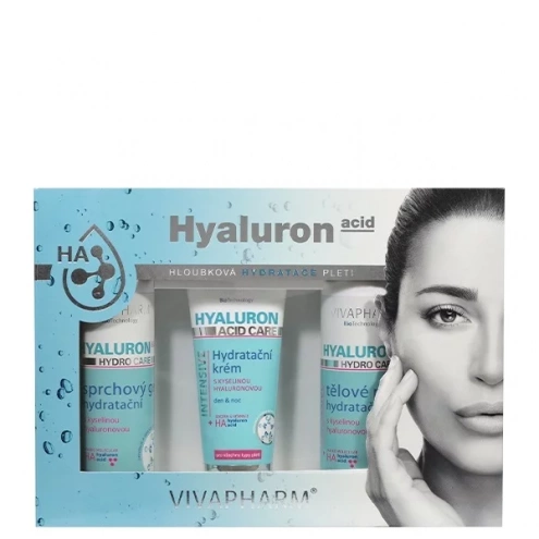 VIVACO Dárková kazeta kosmetiky s kyselinou hyaluronovou