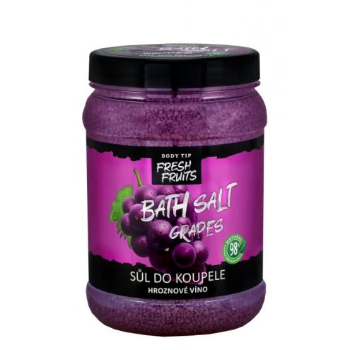 VIVACO Sůl do koupele Hrozno BODY TIP 1500 g