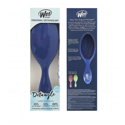 Wet Brush Original Detangler Natural Marble - Blue Slate