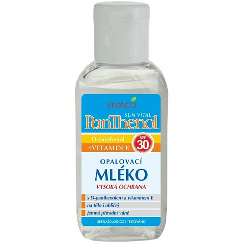 VIVACO Opalovací mléko s D-Panthenolem SPF 30 SUN VITAL 50 ml VIVACO Opalovací mléko s D-Panthenolem SPF 30 SUN VITAL 50 ml