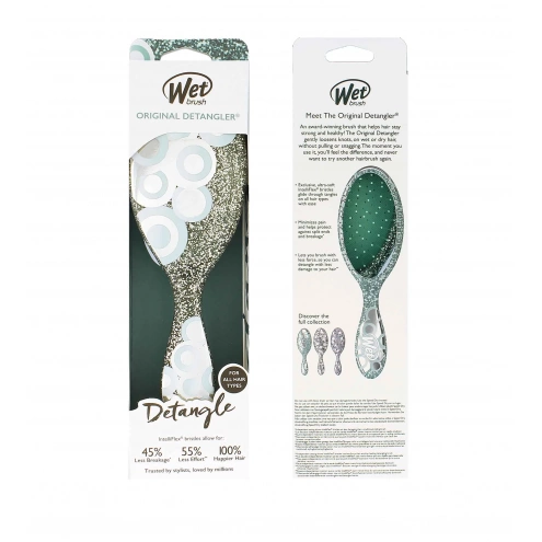 Wet Brush Original Detangler Groovy Disco Teal Wet Brush Original Detangler Groovy Disco Teal