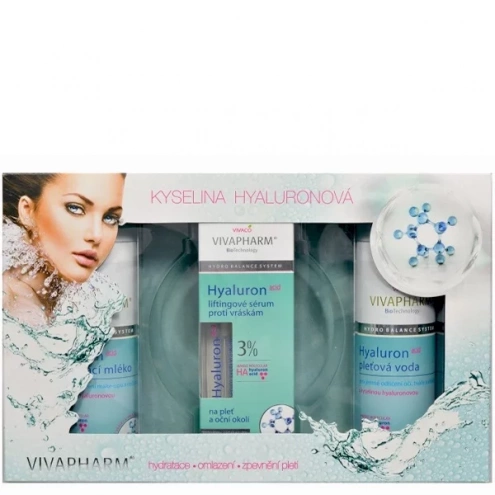 VIVACO Dárková kazeta kosmetiky s kyselinou hyaluronovou