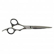 MR. MUSTACHE Craft Silver Left-Handed Hairdressing Scissors 5.5" / 6.0"