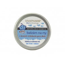 VIVACO Balzám na rty s kozím mlékem pro děti VIVAPHARM 25 g
