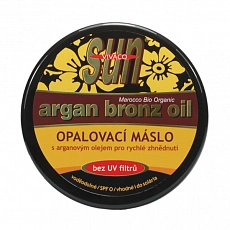 VIVACO Opalovací máslo s BIO arganovým olejem SPF 0 SUN VITAL 200 ml
