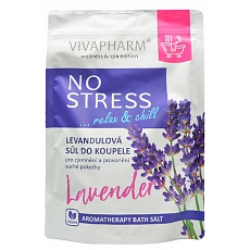 VIVACO Levandulová sůl do koupele NO STRESS 1000 g