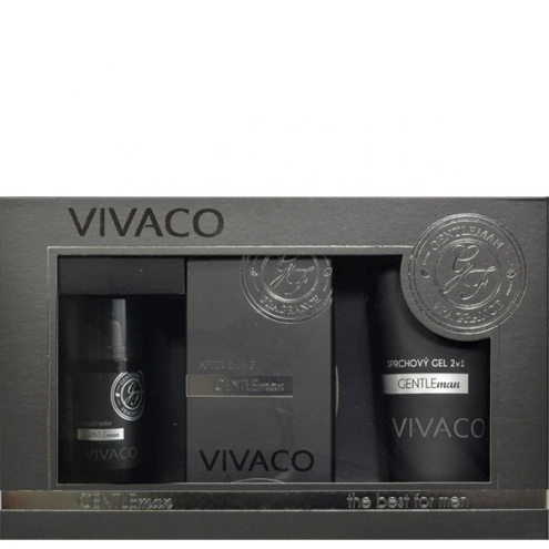 VIVACO Dárková kazeta pánské kosmetiky GENTLEMAN VIVACO Dárková kazeta pánské kosmetiky GENTLEMAN