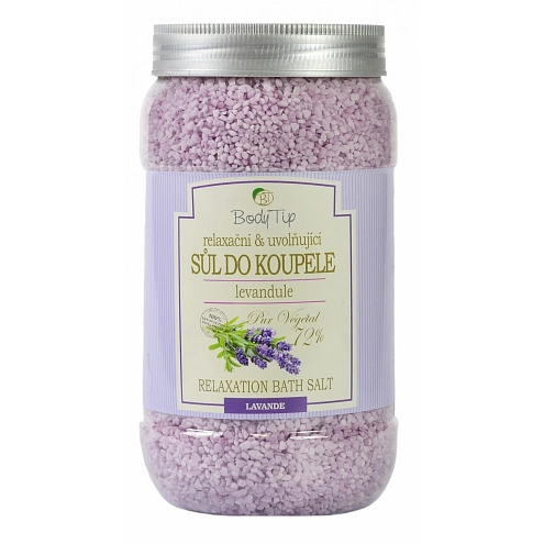 VIVACO Sůl do koupele Levandule BODY TIP 1200 g