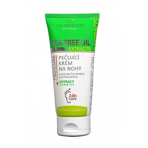 VIVACO Krém na nohy s Tea Tree Oil VIVAPHARM 100 ml VIVACO Krém na nohy s Tea Tree Oil VIVAPHARM 100 ml