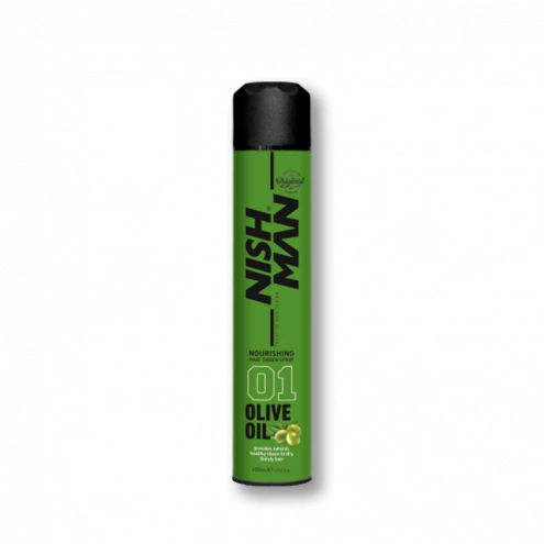 Výživný sprej na vlasy Nishman Olive Oil Sheen 400 ml