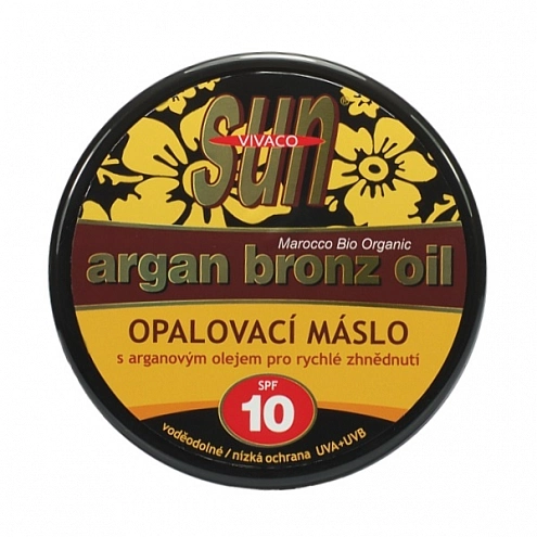 VIVCO Opalovací máslo s BIO arganovým olejem SPF 10 SUN VITAL 200 ml VIVCO Opalovací máslo s BIO arganovým olejem SPF 10 SUN VITAL 200 ml