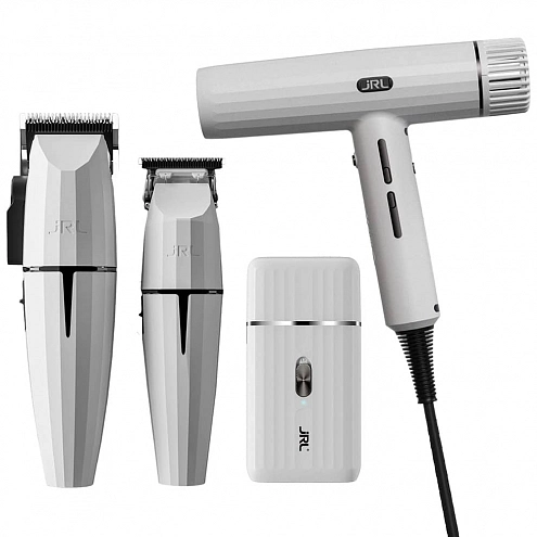 JRL Ghost Edition Combo Kit #3 Clipper, Trimmer, Shaver & Hair Dryer Set