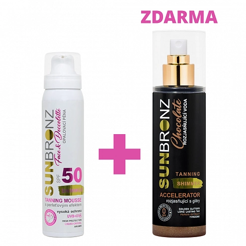 VIVACO Opalovací pěna SPF 50 na obličej a dekolt SUNBRONZ 100 ml VIVACO Opalovací pěna SPF 50 na obličej a dekolt SUNBRONZ 100 ml