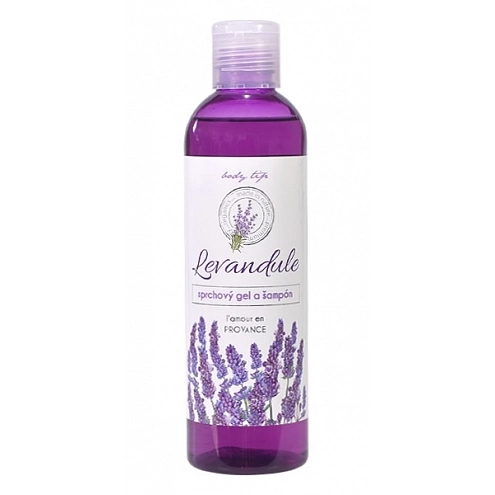 VIVACO Sprchový gel a šampon s levandulovým olejem BT Premium 250 ml VIVACO Sprchový gel a šampon s levandulovým olejem BT Premium 250 ml