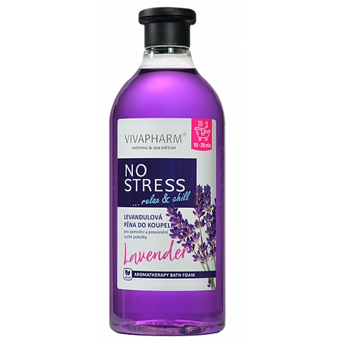 VIVACO Pěna do koupele s levandulovým olejem NO STRESS 750 ml VIVACO Pěna do koupele s levandulovým olejem NO STRESS 750 ml