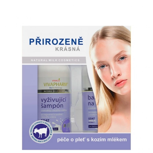 VIVACO Dárková kazeta kosmetiky s kozím mlékem