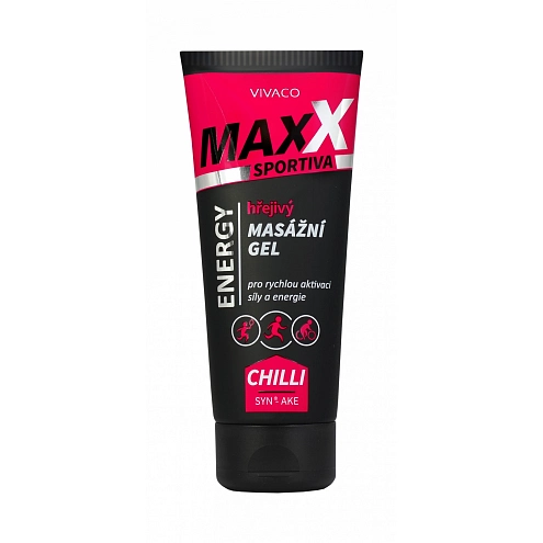 VIVACO Masážní gel hřejivý Maxx Sportiva ENERGY 200 ml VIVACO Masážní gel hřejivý Maxx Sportiva ENERGY 200 ml