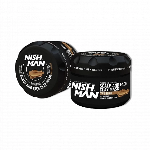 NishMan ílová maska na pokožku hlavy a pleť Two In One 450ml