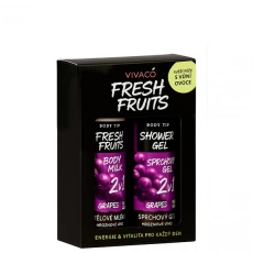 VIVACO Dárková kazeta kosmetiky s hroznovým vínem