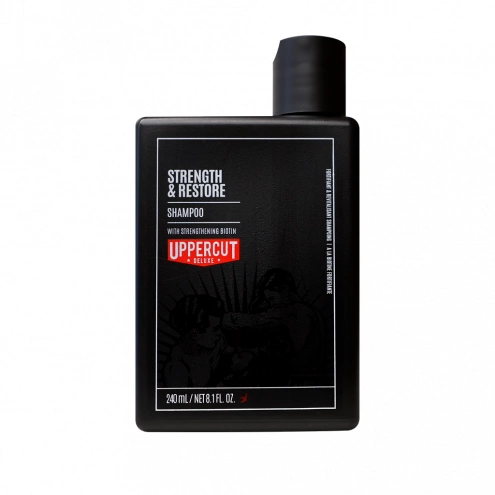 Uppercut Deluxe šampón pre silu a obnovu vlasov Strength and Restore 240ml