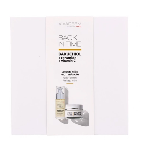 VIVACO Dárkové balení BAKUCHIOL+ ceramide BACK IN TIME