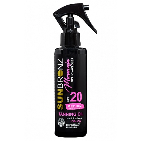 VIVACO Opalovací olej SPF 20 Maracuja SUNBRONZ 150 ml