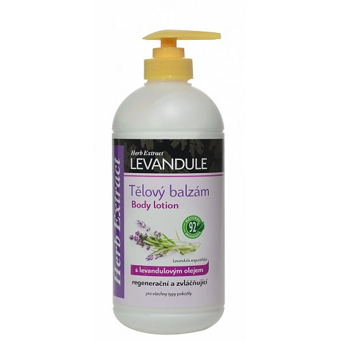 VIVACO Tělový balzám s levandulovým olejem HERB EXTRACT 500 ml VIVACO Tělový balzám s levandulovým olejem HERB EXTRACT 500 ml
