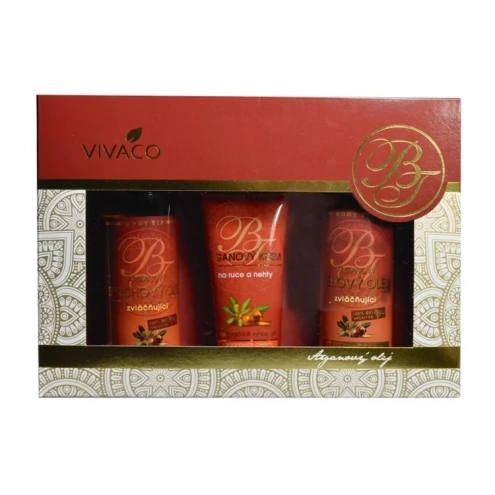 VIVACO Dárková kazeta kosmetiky s arganovým olejem