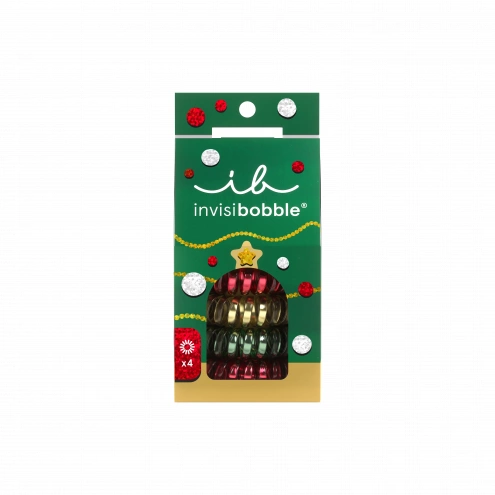 Invisibobble SET S Jingle Spiral 4pc Invisibobble SET S Jingle Spiral 4pc