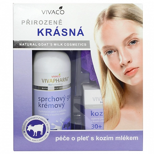 VIVACO Dárková kazeta kosmetiky s kozím mlékem