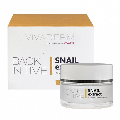 VIVACO Rozjasňující hydratační krém SNAIL extract VIVADERM 50 ml VIVACO Rozjasňující hydratační krém SNAIL extract VIVADERM 50 ml