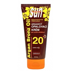 VIVACO Opalovací krém s BIO arganovým olejem SPF 20 SUN VITAL 100 ml