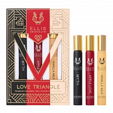 Ellis Brooklyn Love Triangle Fragrance Rollerball Trio Set 3 x 10 ml