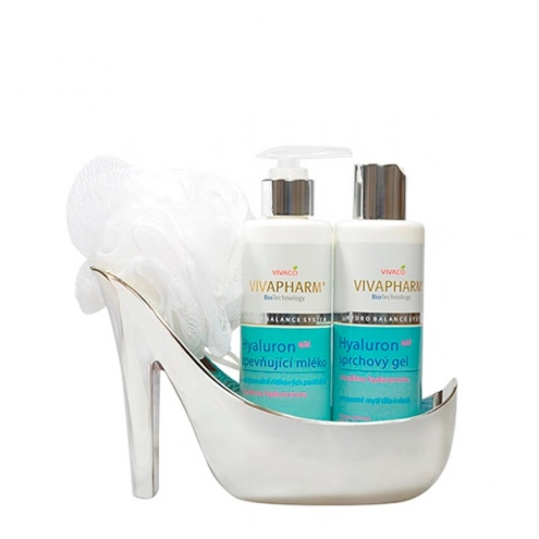 VIVACO Stylový dárkový set kosmetiky s kyselinou hyaluronovou