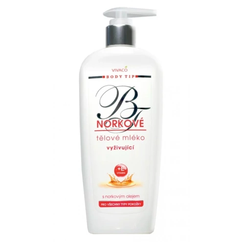 VIVACO Tělové mléko s norkovým olejem BODY TIP 400 ml